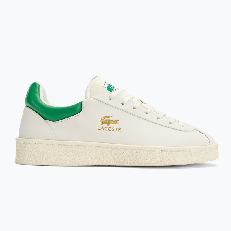 Buty męskie Lacoste Baseshot Premium Leather white/green 2