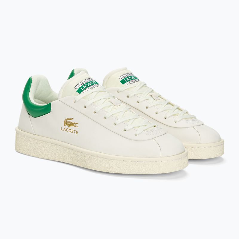 Buty męskie Lacoste Baseshot Premium Leather white/green 4