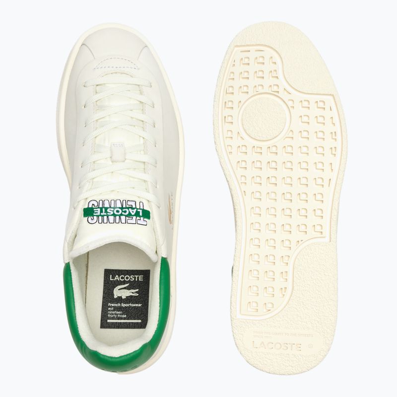 Buty męskie Lacoste Baseshot Premium Leather white/green 13