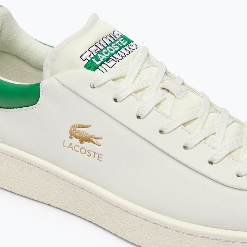 Buty męskie Lacoste Baseshot Premium Leather white/green 14