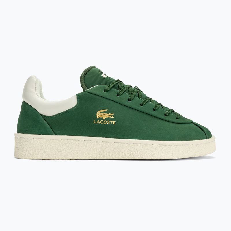 Buty męskie Lacoste Baseshot Premium Leather dark green/off white 2