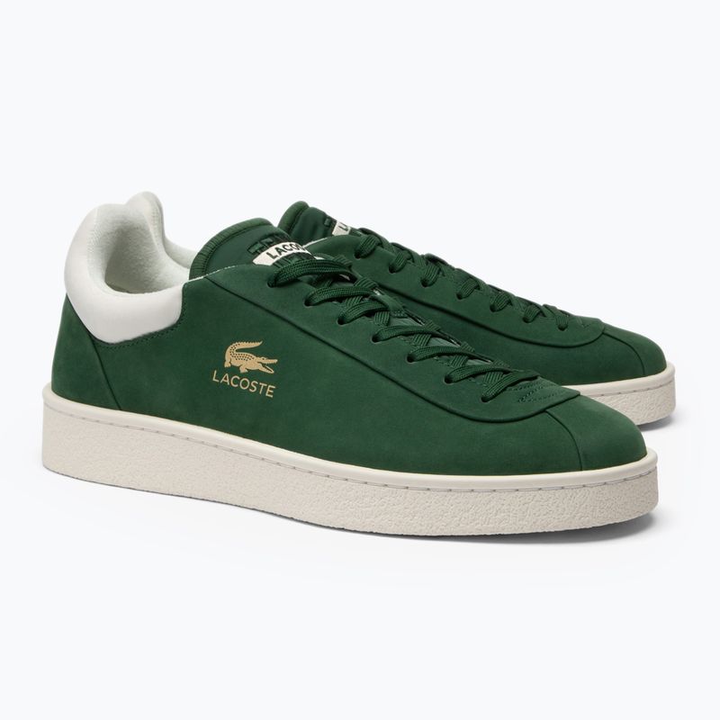 Buty męskie Lacoste Baseshot Premium Leather dark green/off white 9