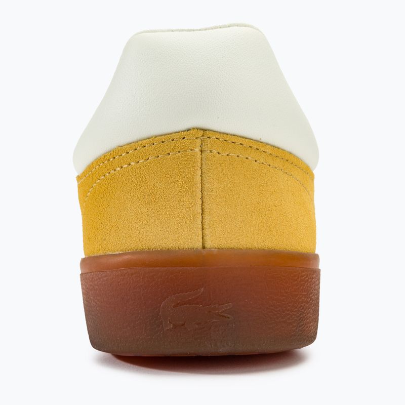 Buty męskie Lacoste Baseshot Leather yellow/gum 6