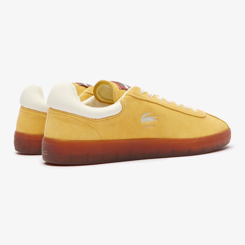 Buty męskie Lacoste Baseshot Leather yellow/gum 10
