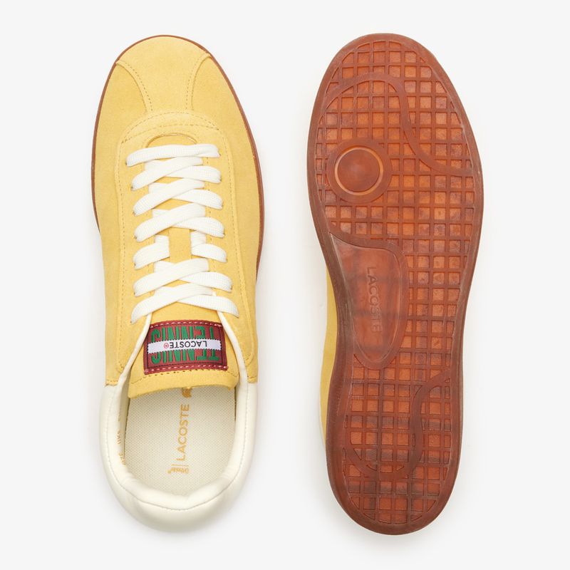 Buty męskie Lacoste Baseshot Leather yellow/gum 12
