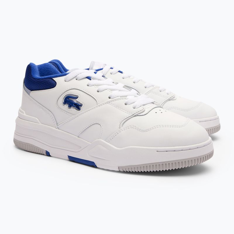 Buty męskie Lacoste Lineshot Contrasted Collar Leather white/blue 8