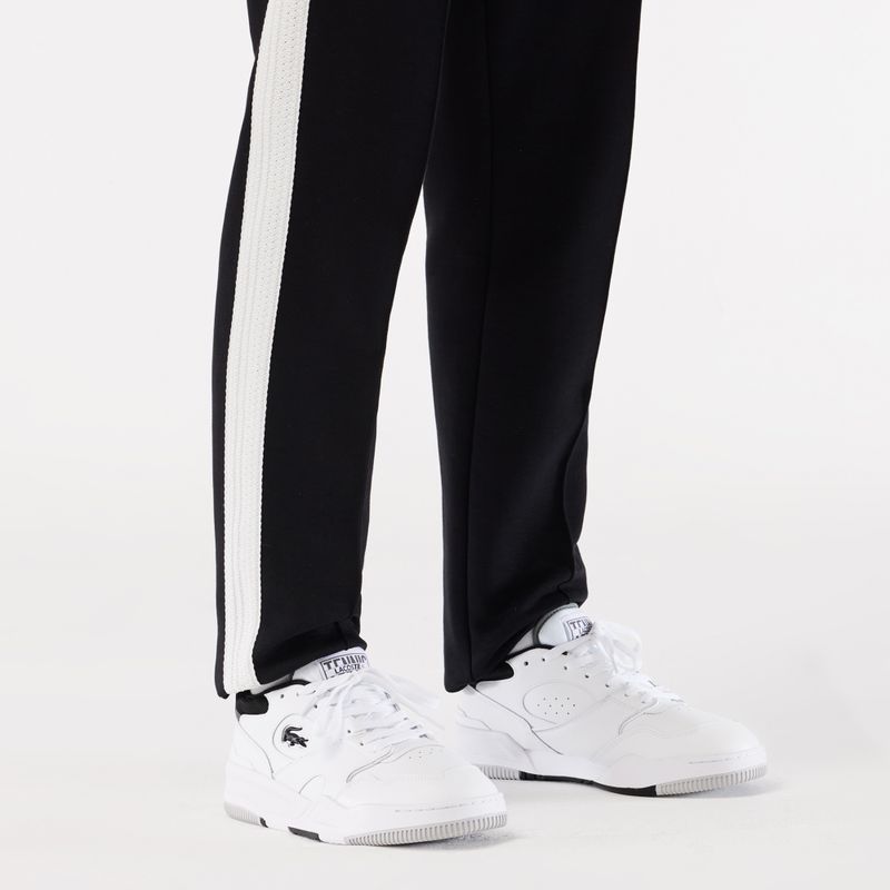 Buty męskie Lacoste Lineshot Contrasted Collar Leather white/black 14