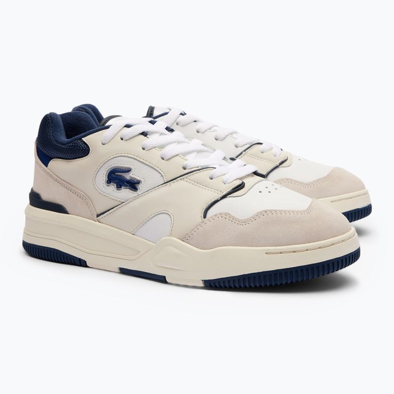 Buty męskie Lacoste Lineshot Leather Logo white/navy 8