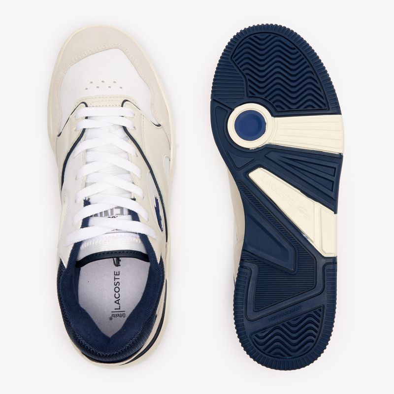 Buty męskie Lacoste Lineshot Leather Logo white/navy 12