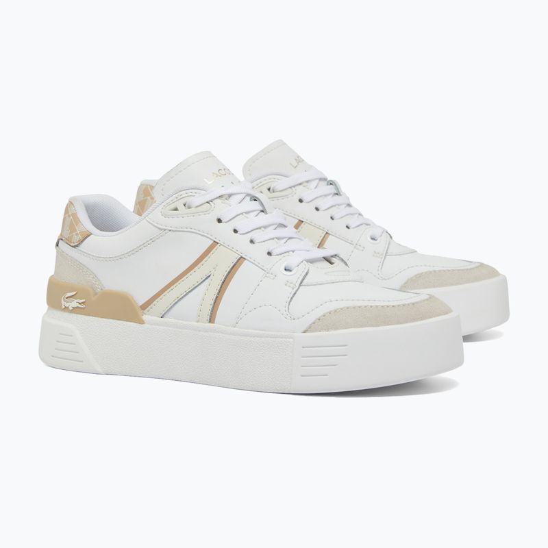 Buty damskie Lacoste L002 Evo Monograms white/light brown 8