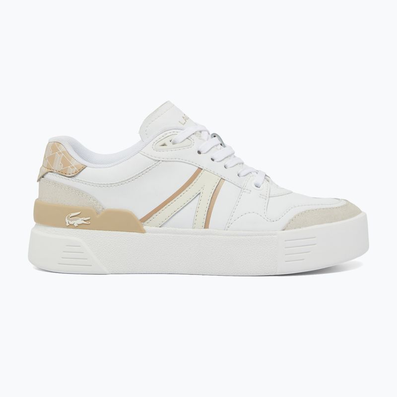 Buty damskie Lacoste L002 Evo Monograms white/light brown 9