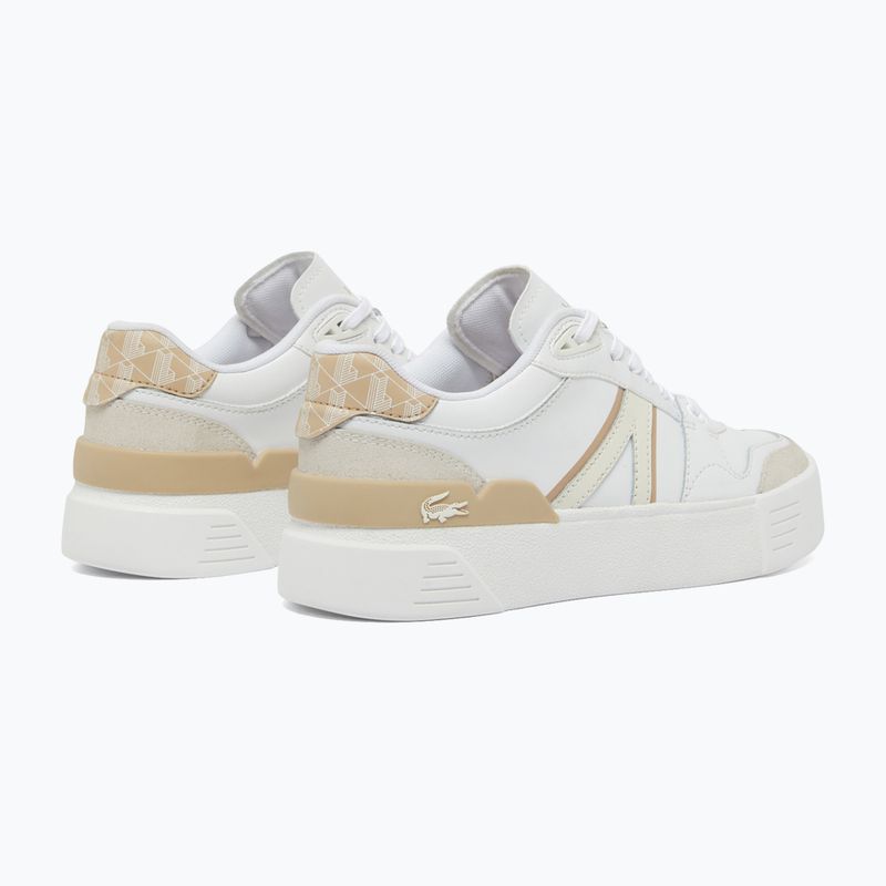 Buty damskie Lacoste L002 Evo Monograms white/light brown 10