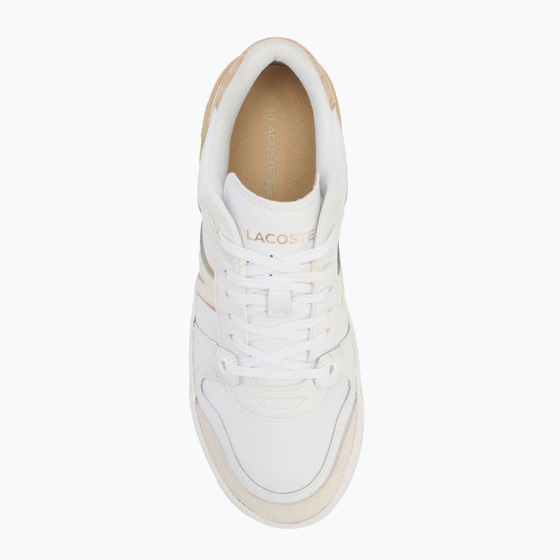 Buty damskie Lacoste L002 Evo Monograms white/light brown 5