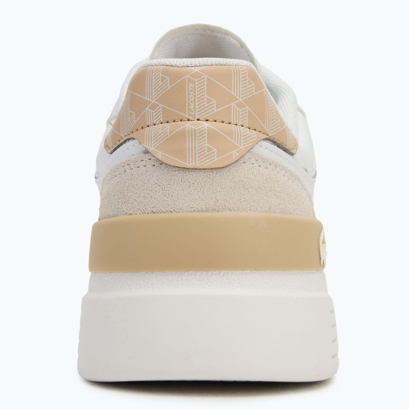 Buty damskie Lacoste L002 Evo Monograms white/light brown 6