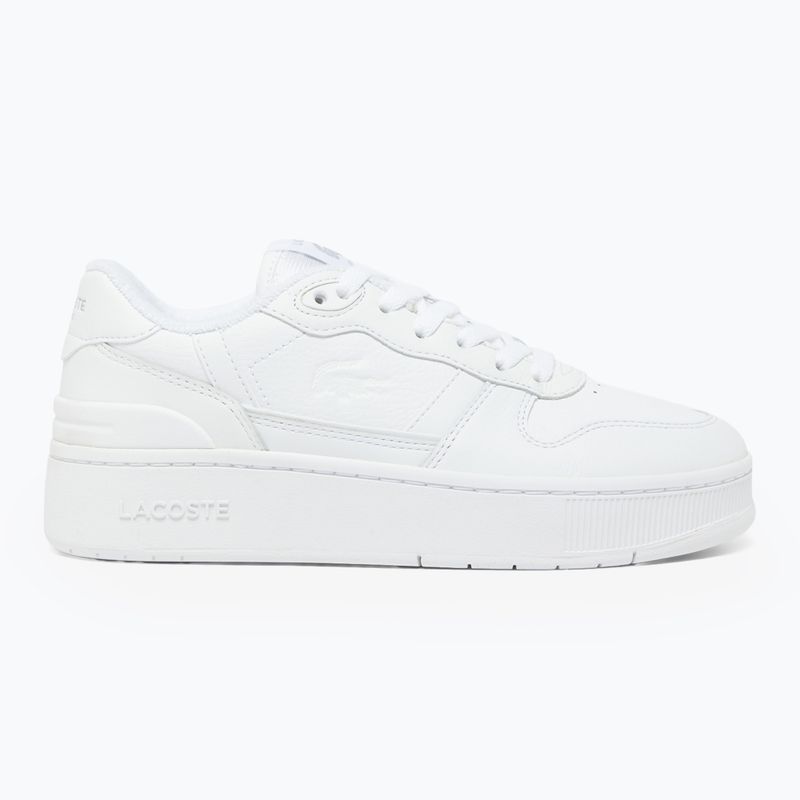 Buty damskie Lacoste T-Clip Platform white