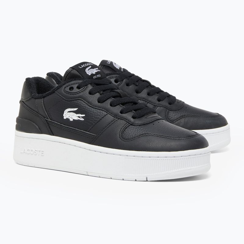 Buty damskie Lacoste T-Clip Platform black/white 2