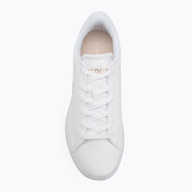 Buty dziecięce Lacoste Carnaby Jr white/light pink 5