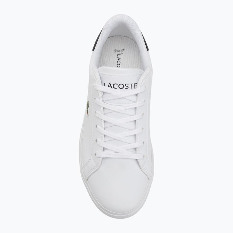 Buty dziecięce Lacoste Powercourt white/black 5