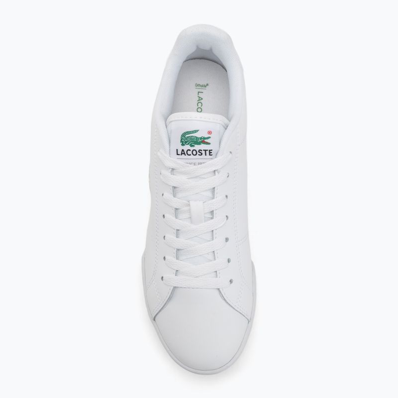 Buty męskie Lacoste Carnaby Cup white/white 5