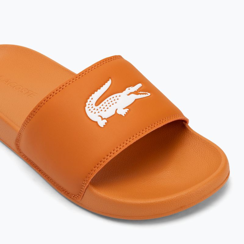 Klapki męskie Lacoste 49CMA0041 orange/white 7