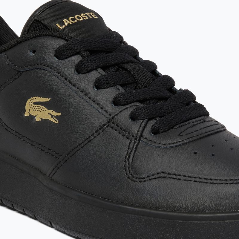 Buty damskie Lacoste Court Ace Leather black/gold 6