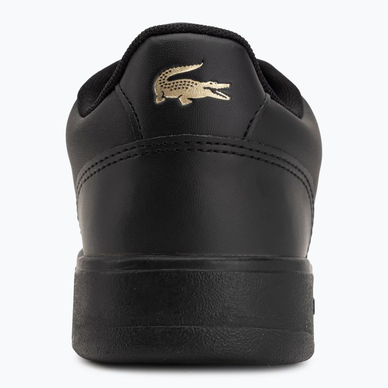 Buty damskie Lacoste Court Ace Leather black/gold 6