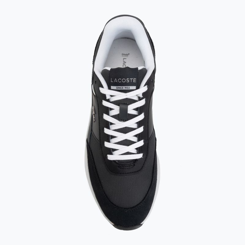 Buty męskie Lacoste Run Set Cgr Bar dark grey/black 5