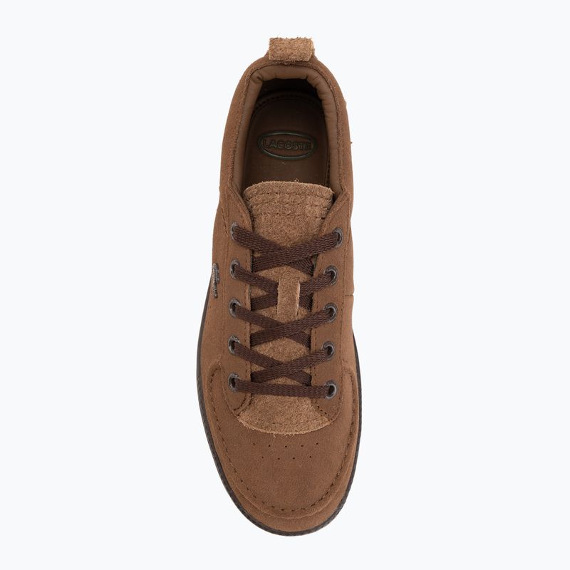 Buty męskie Lacoste Umpire dark brown/dark brown 5