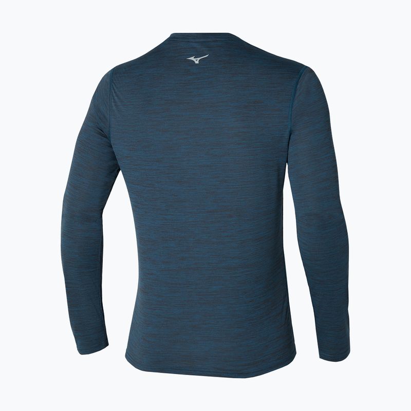 Longsleeve męski Mizuno Impulse Core Tee blue wing teal 2