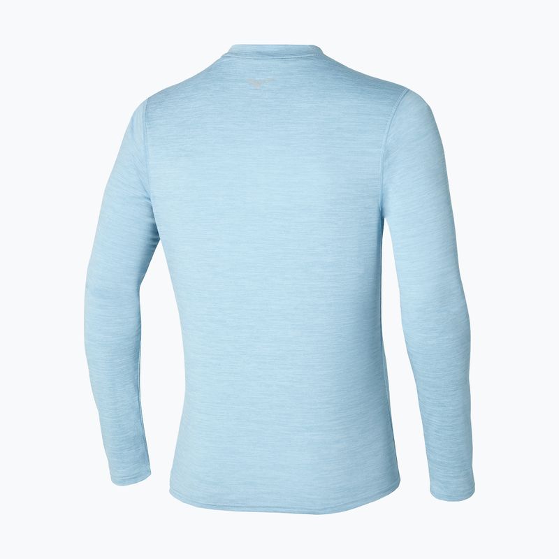 Longsleeve do biegania męski Mizuno Impulse Core Half Zip glacier lake 2