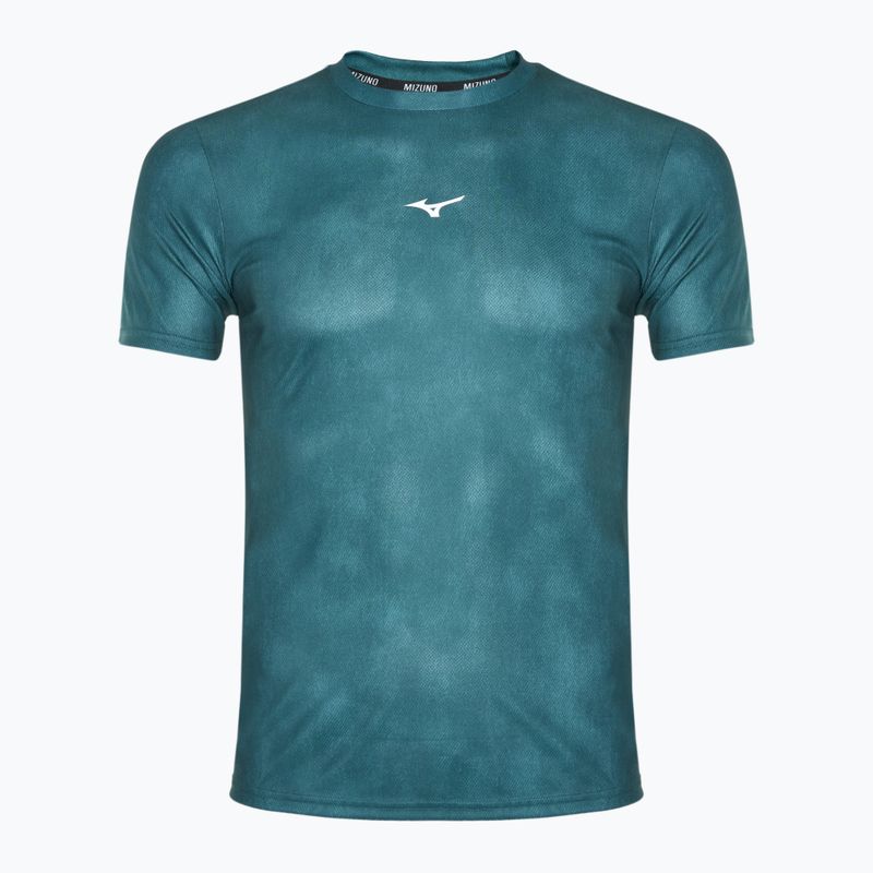 Koszulka do biegania męska Mizuno Impulse Core Graphic Tee evergreen