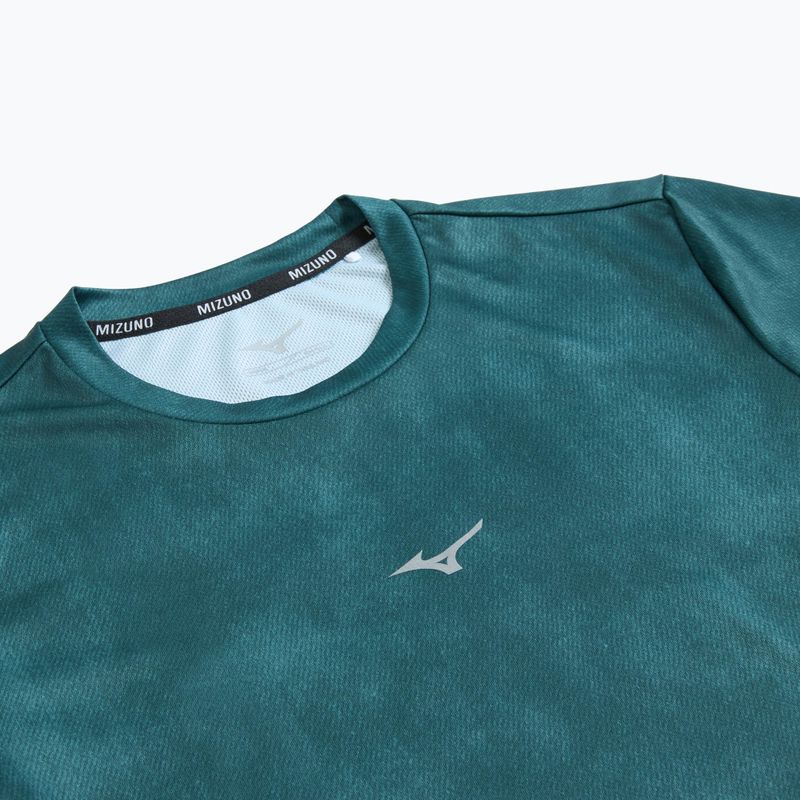 Koszulka do biegania męska Mizuno Impulse Core Graphic Tee evergreen 3