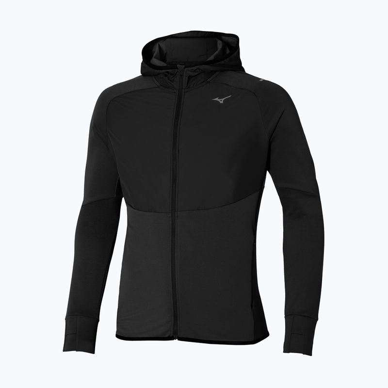 Kurtka do biegania męska Mizuno Warmalite Hybrid Full Zip black