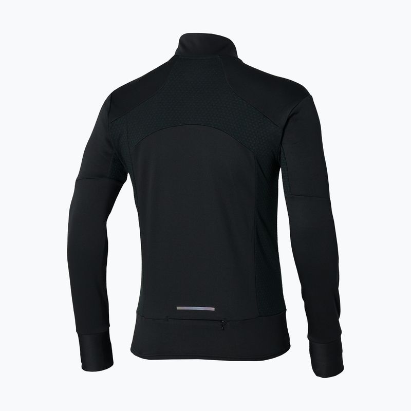 Bluza do biegania męska Mizuno Warmalite Half Zip black 2