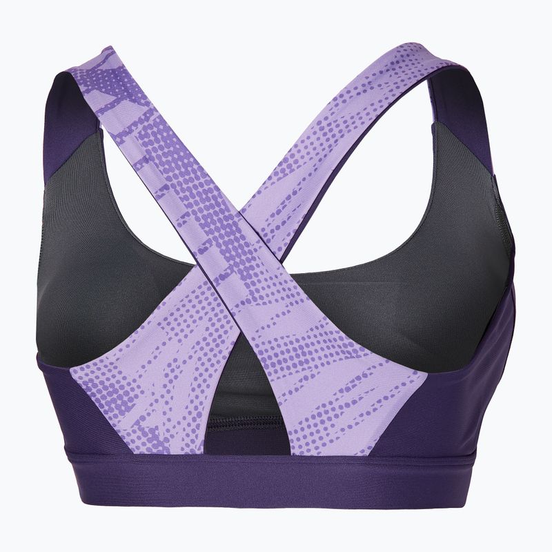 Biustonosz treningowy Mizuno Tennis Bra patrician purple 2