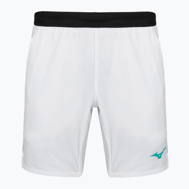 Spodenki tenisowe męskie Mizuno Mugen 8 In Amplify white