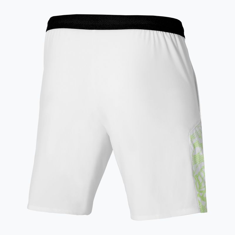 Spodenki tenisowe męskie Mizuno Mugen 8 In Amplify white 2