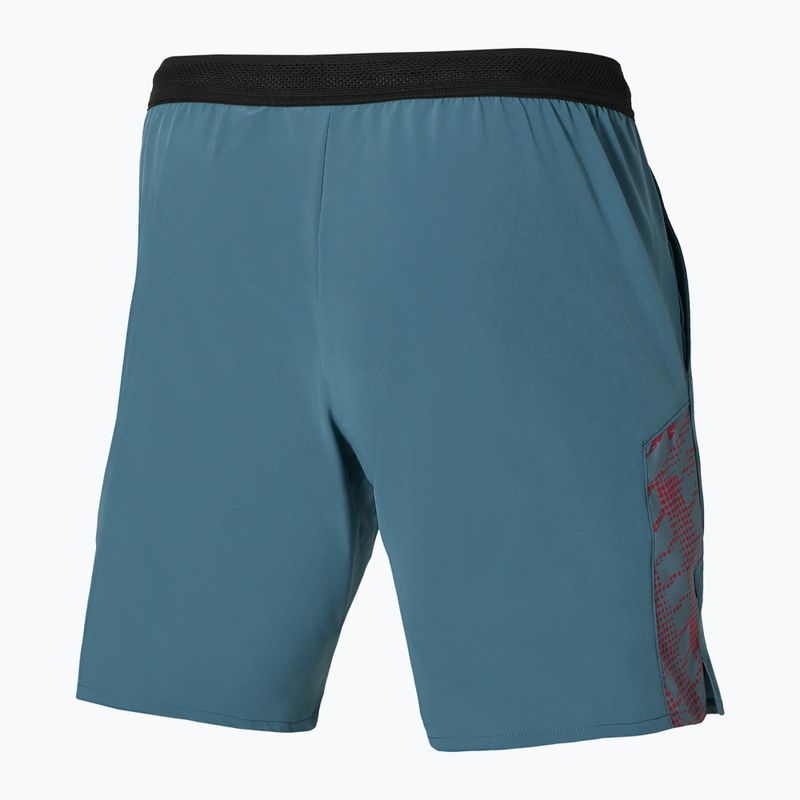 Spodenki tenisowe męskie Mizuno Mugen 8 In Amplify blue mirage 2