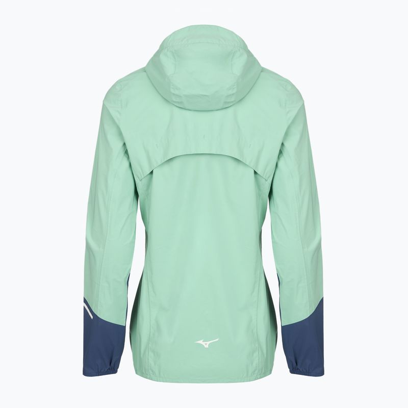 Kurtka do biegania damska Mizuno Waterproof 20K ER dusty jade 2