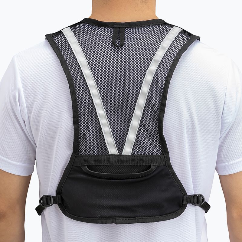Kamizelka do biegania Mizuno Mesh Backpack NR black/light gray 2