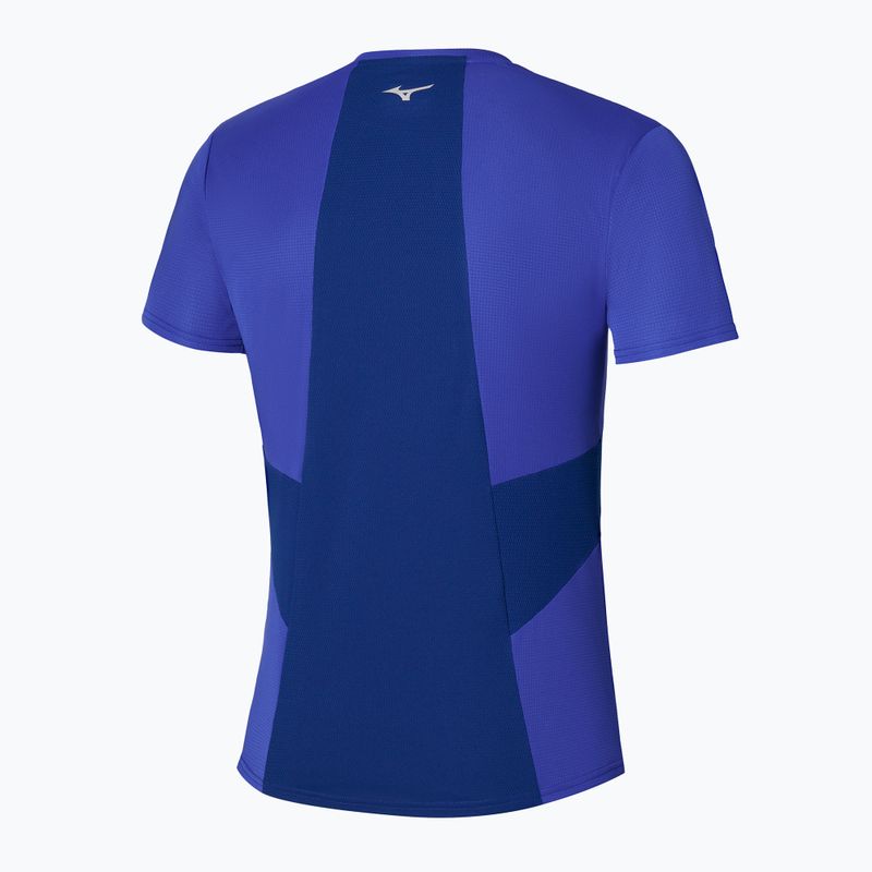 Koszulka do biegania męska Mizuno DryAeroFlow Tee reflexblue 2