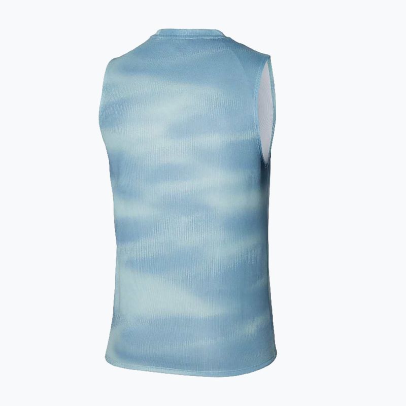 Koszulka do biegania męska Mizuno Core Graphic Sleeveless cloud blue 2