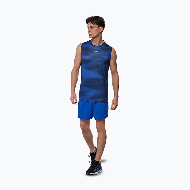 Koszulka do biegania męska Mizuno Core Graphic Sleeveless reflex blue 2