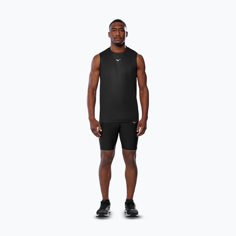 Koszulka do biegania męska Mizuno Core Graphic Sleeveless black oni 2