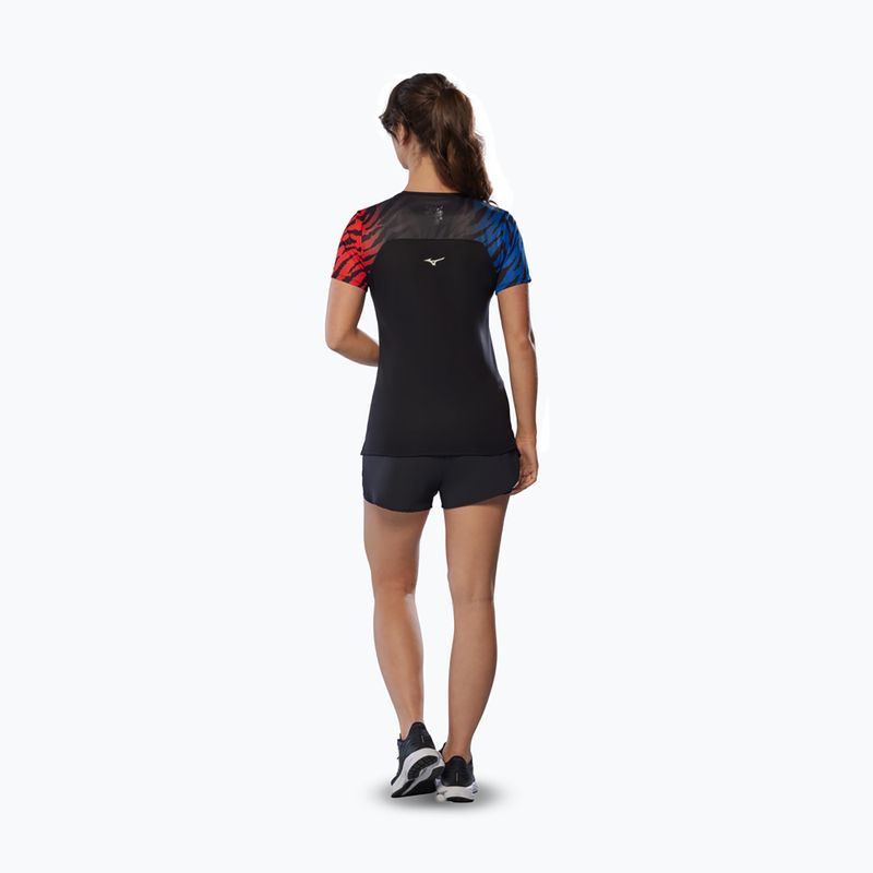 Koszulka do biegania damska Mizuno DryAeroFlow Graphic Tee oni red 4