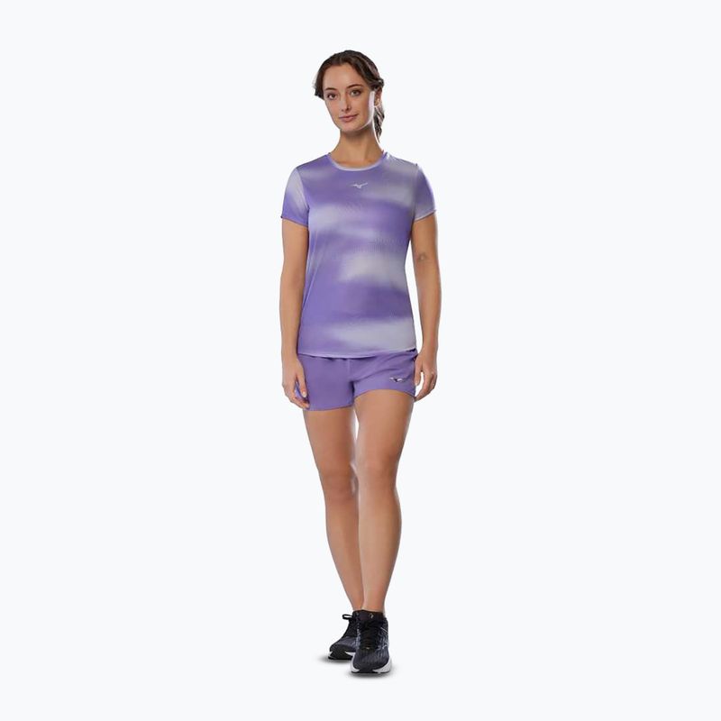 Koszulka do biegania damska Mizuno Core Graphic Tee thistle 2
