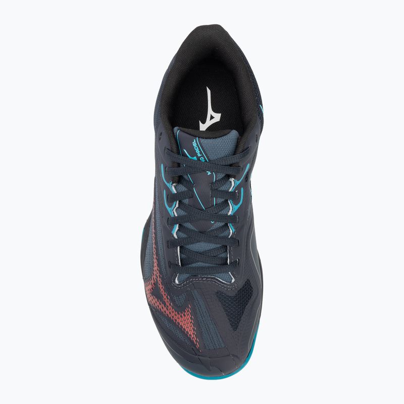 Buty do padla męskie Mizuno Wave Exceed Light 2 Padel salute/ hibiscus/ enamel blue 5
