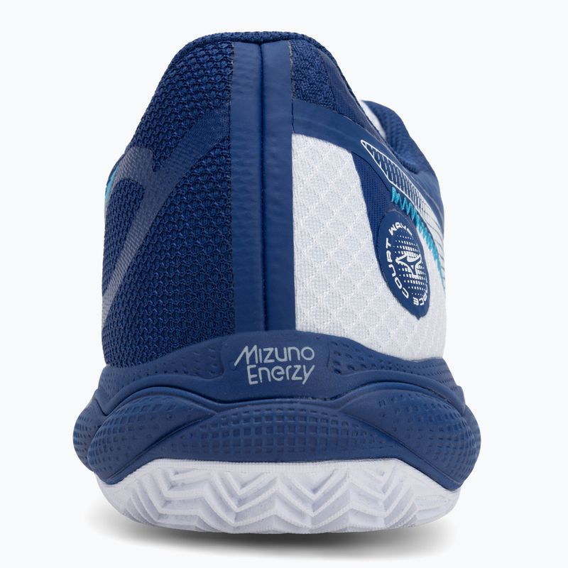 Buty do tenisa męskie Mizuno Wave Enforce Court CC bellwether blue/ white/ fjord blue 6