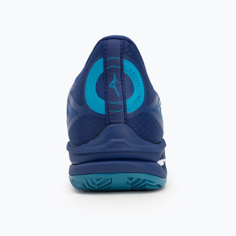 Buty do tenisa męskie Mizuno Wave Exceed Tour 6 CC bellwether blue/ white/ fjord blue 6