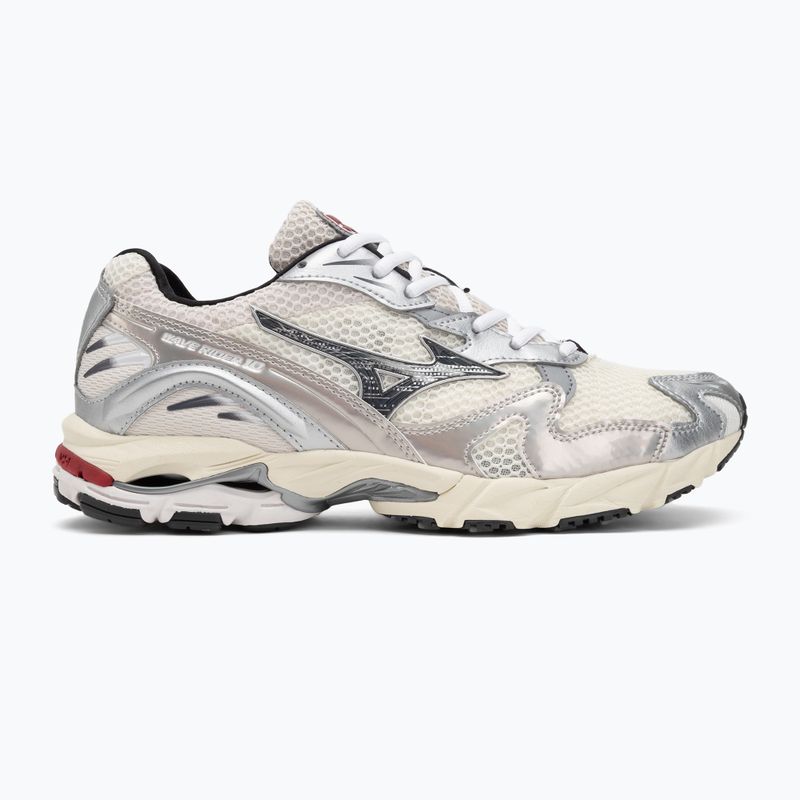 Buty męskie Mizuno Wave Rider 10 snow white/black sand/ryth red 2